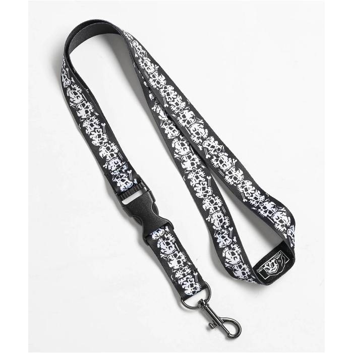 Lurking Class By Sketchy Tank 【 Skull Stripe Black Lanyard Men's Black 】 Stripe ストライプ 黒色 ブラック バッグ 小物 ブランド雑貨 ネックストラップ メンズ 黒色 ブラック