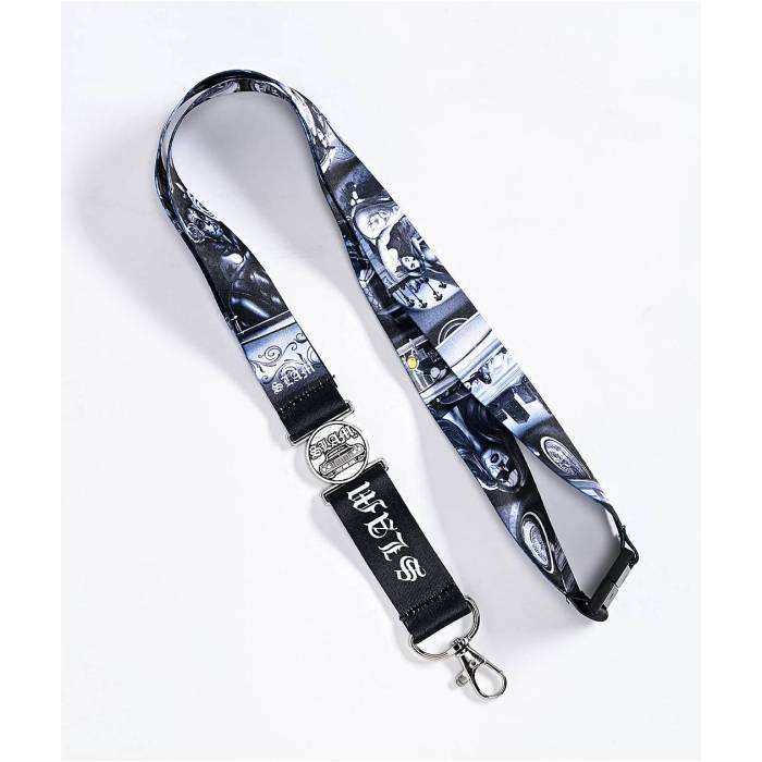 Dga 【 Slam Black Lanyard Men's Black 】 黒色 ブラック バッグ 小物 ブランド雑貨 ネックストラップ メンズ 黒色 ブラック