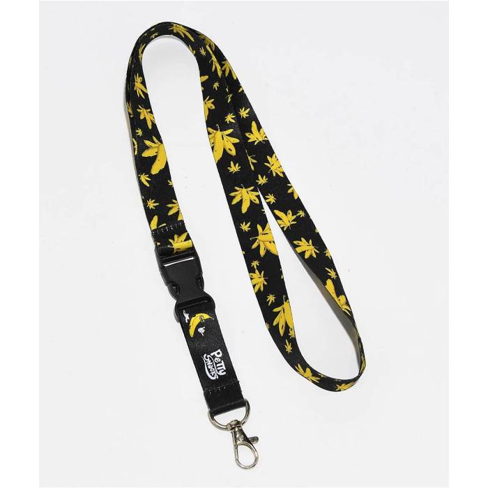 Petty Snacks 【 Sweet Leaf Lanyard Men's Black 】 バッグ 小物 ブランド雑貨 ネックストラップ メンズ 黒色 ブラック