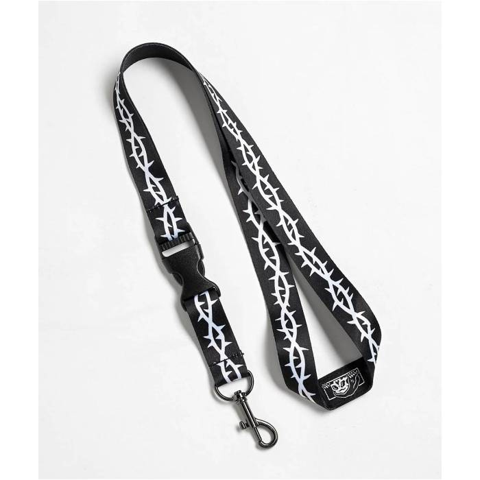 Lurking Class By Sketchy Tank 【 Thorns Black Lanyard Men's Black 】 黒色 ブラック バッグ 小物 ブランド雑貨 ネックストラップ メンズ 黒色 ブラック