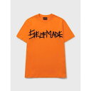 【★スーパーSALE★12/11深夜2時迄】ロゴ Tシャツ 橙 オレンジ メンズ 【 ORANGE SELF MADE MACRO LOGO TSHIRT 】