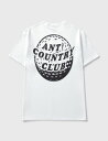 【★スーパーSALE★12/11深夜2時迄】カントリー クラブ アイコン ロゴ Tシャツ 白色 ホワイト メンズ 【 ANTI COUNTRY CLUB TOKYO ICON LOGO TSHIRT WHITE 】