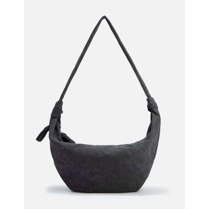 Lemaire 【 Xl Croissant Bag Unisex Ash Black 】 バッグ バッグ 小物 ブランド雑貨 バッグ レディースバッグ その他 ユニセックス 黒色 ブラック