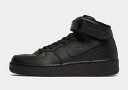 ナイキ NIKE エア ミッド 黒 ブラック スニーカー 【 AIR BLACK NIKE FORCE 1 MID 】 メンズ スニーカー