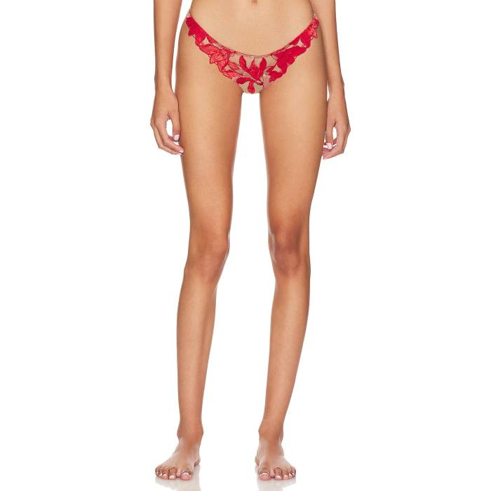 フルールドゥマル Fleur Du Mal 【 Velvet Lily Embroidery Thong Women 】 インナー 下着 ナイトウェア レディース インナー 下着 ランジェリー ショーツ その他 レディース