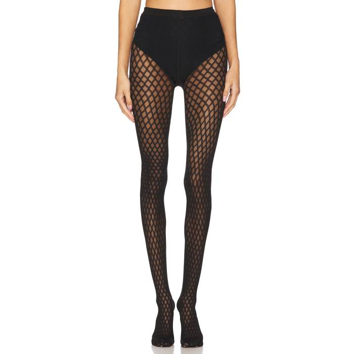 ウォルフォード Wolford 【 Sylvie Tights Women Black & Black 】 シルビア Tights タイツ インナー 下着 ナイトウェア レディース 靴下 レッグウェア タイツ レディース 黒色 ブラック
