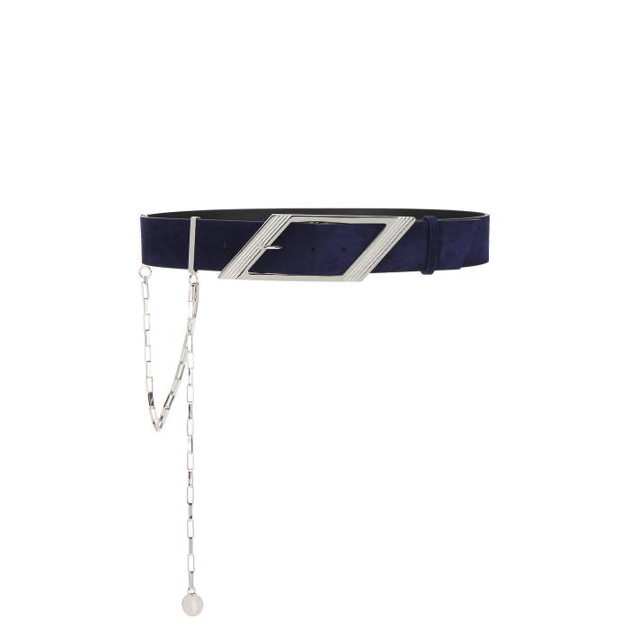 ジ・アティコ The Attico 【 Belt Women Navy Blue 】 ベルト バッグ 小物 ブランド雑貨 ベルト サスペンダー レディースベルト レディース 紺色 ネイビー 青色 ブルー