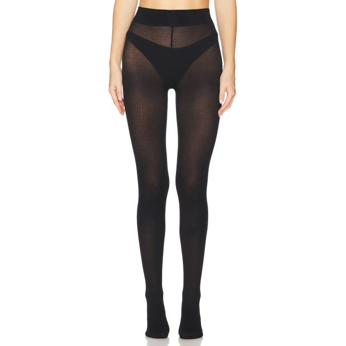 ウォルフォード Wolford 【 Cotton Rib Tights Women Black 】 Tights タイツ インナー 下着 ナイトウェア レディース 靴下 レッグウェア タイツ レディース 黒色 ブラック