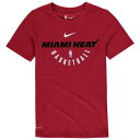 ナイキ NIKE マイアミ ヒート 子供用 エリート プラクティス パフォーマンス Tシャツ 赤 レッド 【 RED NIKE MIAMI HEAT YOUTH ELITE PRACTICE PERFORMANCE TSHIRT 】 キッズ ベビー マタニティ トップス Tシ