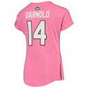 OUTERSTUFF ジェッツ 子供用 Tシャツ & 【 JETS SAM DARNOLD NEW YORK GIRLS YOUTH DOLMAN MAINLINER NAME NUMBER TSHIRT PINK 】 キッズ ベビー マタニティ トップス 送料無料