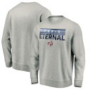 FANATICS BRANDED 灰色 グレー グレイ 【 GRAY FANATICS BRANDED PARIS ETERNAL OVERWATCH LEAGUE BACKYARD VIEW PULLOVER HOODIE HEATHERED 】 メンズファッション トップス パーカー