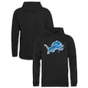 NFL PRO LINE BY FANATICS BRANDED プロ デトロイト ライオンズ 子供用 ロゴ 黒 ブラック 【 NFL BLACK PRO LINE BY FANATICS BRANDED DETROIT LIONS YOUTH SPLATTER LOGO PULLOVER HOODIE 】 キッズ ベビー マタニティ トッ