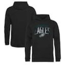 NFL PRO LINE BY FANATICS BRANDED プロ フィラデルフィア イーグルス 子供用 黒 ブラック 【 NFL BLACK PRO LINE BY FANATICS BRANDED PHILADELPHIA EAGLES YOUTH ARCH SMOKE PULLOVER HOODIE 】 キッズ ベビー マタニティ ト