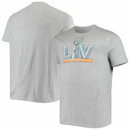 ファナティクス FANATICS BRANDED ロゴ ヘザー 灰色 グレー グレイ 【大きめ】 【 HEATHER GRAY FANATICS BRANDED SUPERBOWL LV LOGO T 】 メンズファッション トップス Tシャツ カットソー