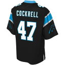 NFL PRO LINE プロ カロライナ パンサーズ ジャージー 黒 ブラック & 【 NFL BLACK PRO LINE ROSS COCKRELL CAROLINA PANTHERS BIG TALL PLAYER JERSEY 】 スポーツ アウトドア アメリカンフットボール