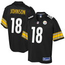 NFL PRO LINE プロ ジョンソン ピッツバーグ スティーラーズ 子供用 チーム ジャージ 黒 ブラック 【 NFL TEAM BLACK PRO LINE DIONTAE JOHNSON PITTSBURGH STEELERS YOUTH PLAYER JERSEY 】 スポーツ アウトドア ア