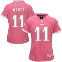 アウタースタッフ OUTERSTUFF フィラデルフィア イーグルス 子供用 バブル ジャージー ピンク 【 PINK OUTERSTUFF CARSON WENTZ GIRLS YOUTH BUBBLE GUM JERSEY 】 スポーツ アウトドア アメリカンフットボー