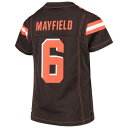 ナイキ NIKE クリーブランド ブラウンズ 子供用 ゲーム ジャージー 茶色 ブラウン 【 GAME NIKE BAKER MAYFIELD GIRLS YOUTH JERSEY BROWN 】 スポーツ アウトドア アメリカンフットボール