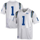 アンダーアーマー UNDER ARMOUR カルフォルニア ブルーインズ プレミアム ジャージー 白色 ホワイト 【 UNDER ARMOUR 2017 PREMIER FOOTBALL JERSEY WHITE 】 スポーツ アウトドア アメリカンフットボール