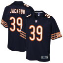 エヌエフエルプロライン NFL PRO LINE プロ シカゴ ゴールデンベアーズ カルベアーズ ジャージー 紺色 ネイビー ベアーズ 【大きめ】 【 NFL PRO LINE EDDIE JACKSON PLAYER JERSEY NAVY 】 スポーツ アウ