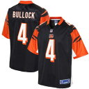 NFL PRO LINE プロ シンシナティ ベンガルズ 子供用 ジャージ 黒 ブラック 【 NFL BLACK PRO LINE RANDY BULLOCK CINCINNATI BENGALS YOUTH PLAYER JERSEY 】 スポーツ アウトドア アメリカンフットボール