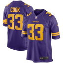 ナイキ NIKE ミネソタ バイキングス ゲーム ジャージー 紫 パープル 【 GAME PURPLE NIKE DALVIN COOK MINNESOTA VIKINGS PLAYER JERSEY 】 スポーツ アウトドア アメリカンフットボール