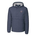 カッターアンドバック CUTTER & BUCK クリーブランド インディアンス スターズ ジャケット 灰色 グレー グレイ & 【 GRAY CUTTER BUCK STARS STRIPES RAINIER HALFZIP POPOVER JACKET 】 メンズファッショ