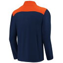 ファナティクス FANATICS BRANDED デトロイト タイガース ジャケット 紺色 ネイビー 橙 オレンジ プルオーバージャケット 【 ORANGE FANATICS BRANDED ICONIC CLUTCH QUARTERZIP NAVY 】 メンズファッション
