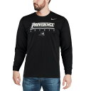ナイキ NIKE プロビデンス レジェンド パフォーマンス スリーブ Tシャツ 黒 ブラック 【 LEGEND SLEEVE BLACK NIKE PROVIDENCE FRIARS HOCKEY DROP PERFORMANCE LONG TSHIRT 】 メンズファッション トップス Tシャ