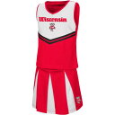 COLOSSEUM ウィスコンシン 子供用 赤 レッド 【 RED COLOSSEUM WISCONSIN BADGERS YOUTH GIRLS POM CHEER SET 】 キッズ ベビー マタニティ