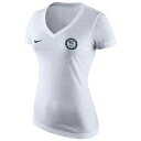 ナイキ NIKE チーム レディース ミッド Vネック Tシャツ 白 ホワイト WOMEN'S 【 TEAM WHITE NIKE USA TRIBLEND MID VNECK TSHIRT 】 レディースファッション トップス Tシャツ カットソー