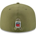 ニューエラ NEW ERA ジャイアンツ サイドライン 【 YORK GIANTS 2019 SALUTE TO SERVICE SIDELINE 59FIFTY FITTED HAT OLIVE 】 バッグ キャップ 帽子 メンズキャップ 送料無料