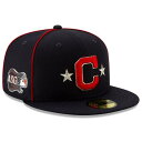 ニューエラ NEW ERA クリーブランド インディアンズ ゲーム 紺 ネイビー 【 GAME NAVY NEW ERA CLEVELAND INDIANS 2019 MLB ALLSTAR ONFIELD 59FIFTY FITTED HAT 】 バッグ キャップ 帽子 メンズキャップ 帽子