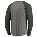 ファナティクス FANATICS BRANDED ベイラー ゴールデンベアーズ カルベアーズ ロゴ スリーブ ラグラン Tシャツ 灰色 グレー グレイ ベアーズ 長袖 【 SLEEVE GRAY FANATICS BRANDED PRIMARY LOGO TRIBLEND RAGL