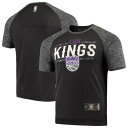 FANATICS BRANDED サクラメント キングス シューティング ラグラン Tシャツ チャコール 黒 ブラック 【 KINGS SHOOTING RAGLAN BLACK FANATICS BRANDED SACRAMENTO NOCHES TSHIRT HEATHERED CHARCOAL 】 メンズファッシ