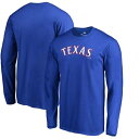 FANATICS BRANDED テキサス レンジャース チーム スリーブ Tシャツ & 【 TEAM SLEEVE FANATICS BRANDED TEXAS RANGERS BIG TALL WORDMARK LONG TSHIRT ROYAL 】 メンズファッション トップス Tシャツ カットソー