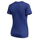 ファナティクス FANATICS BRANDED ライトニング レディース チーム Vネック Tシャツ 青色 ブルー タンパベイ WOMEN'S 【 TEAM FANATICS BRANDED FAN FAVORITE SLOGAN VNECK TSHIRT BLUE 】 レディースファッション