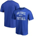 FANATICS BRANDED エア ファルコンズ Tシャツ 青 ブルー & 【 AIR BLUE FANATICS BRANDED FORCE FALCONS FIRST SPRINT BIG TALL TSHIRT 】 メンズファッション トップス Tシャツ カットソー