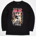 テンディープ ディープ スリーブ Tシャツ 黒色 ブラック 長袖 メンズ 【 SLEEVE 10 DEEP MEN DEATH IS EVERYWHERE TEE BLACK 】