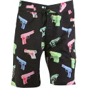 【★スーパーSALE★12/11深夜2時迄】プリミティブ 黒色 ブラック メンズ 【 PRIMITIVE SOAKED BOARDSHORTS BLACK 】