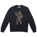 【海外限定】クラブ トップス カットソー 【 BILLIONAIRE BOYS CLUB MEN CAMO ASTRONAUT CREW SWEATER BLACK 】【送料無料】
