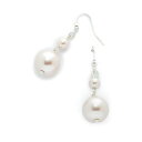 パール イヤリング ピンク レディース 【 PINK BELK PEARL DOUBLE DROP EARRINGS 】