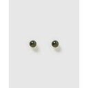 イヤリング ゴールド レディース 【 IZOA AUGUST BIRTHSTONE STUD EARRINGS GOLD 】