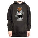 MINT ウィンドブレーカー フーディー パーカー 黒色 ブラック 青色 ブルー 【 MINT WINDBREAKER BEAR HOODIE BLACK BLUE 】 メンズファッション トップス スウェット トレーナー