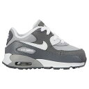 ナイキ NIKE AIR エアー MAX マックス 90 ベビー 赤ちゃん 幼児 ベビー 赤ちゃん用 WOLF GREY GRAY灰色・グレイ WHITE 白・ホワイト COOL クール GREY GRAY灰色・グレイ スニーカー