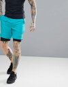 アクア エンポリオアルマーニセブン AQUA EA7 トレーニング パフォーマンス コンプレッション レイヤー ショーツ イン 青 ブルー メンズ 男性用 パンツ ズボン 【 BLUE TRAINING PERFORMANCE VENTUS 7 COMP