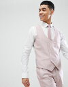 リバー アイランド オックスフォード スーツ ウエストコート イン ピンク メンズ 男性用 ジレ オーダーメイド 【 PINK RIVER ISLAND OXFORD SUIT WAISTCOAT IN 】