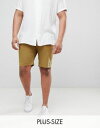 プラス ターン アップ チノ ショーツ 緑 グリーン メンズ 男性用 パンツ メンズファッション 【 GREEN DSTRUCT PLUS TURN UP CHINO SHORTS 】