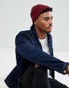 エイソス ASOS デザイン フィッシャーマン キャップ 帽子 イン ワイン色 バーガンディー メンズ 男性用 メンズファッション 【 DESIGN FISHERMAN BEANIE IN BURGUNDY 】