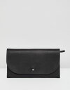 エイソス ASOS デザイン レザー スタッド パース 黒 ブラック レディース 女性用 レディースファッション 【 BLACK DESIGN LEATHER STUD FOLDOVER PURSE 】